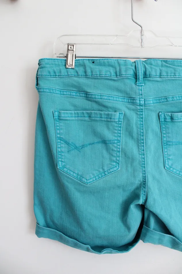 Rings Liverpool Liverpool Jeans Company Blue Cuffed Shorts 10
