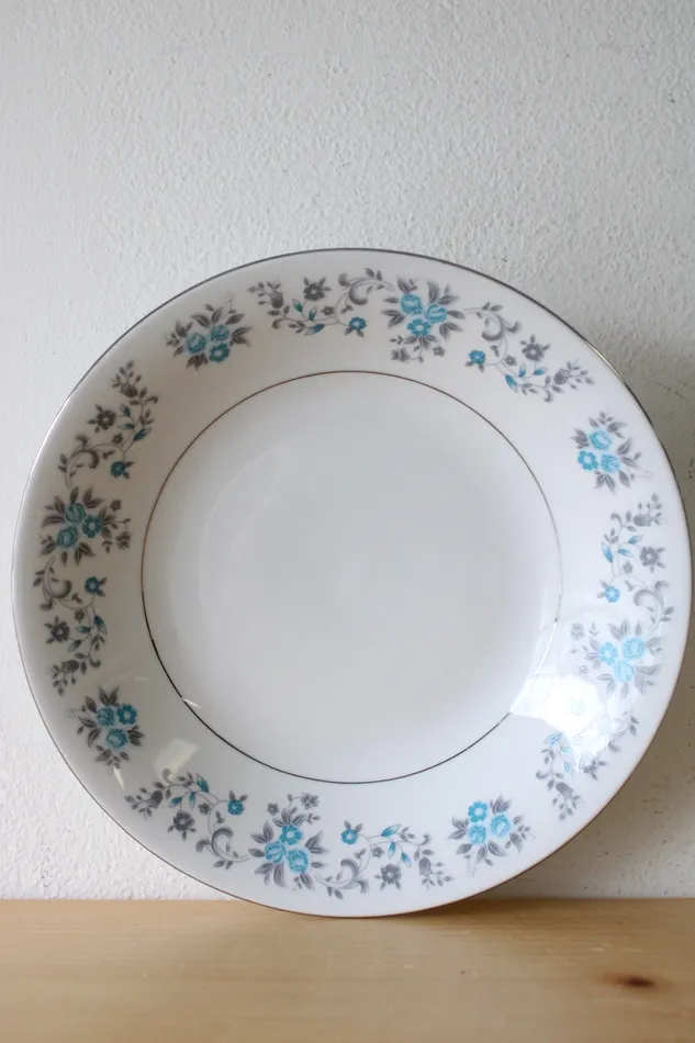 Rings Lynns Lynns Helen Fine China Blue Floral Bowl 8