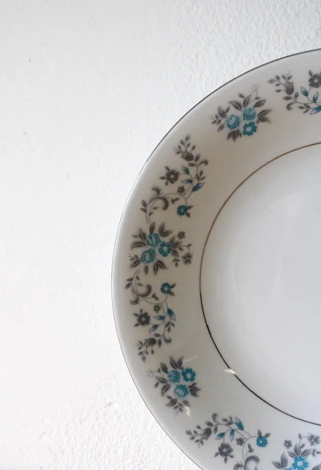 Rings Lynns Lynns Helen Fine China Blue Floral Bowl 8