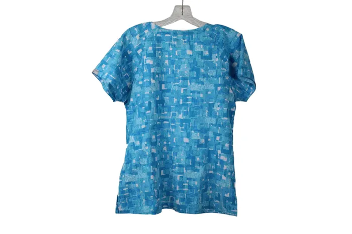Rings MED Couture Blue Scrub Top M MED Couture