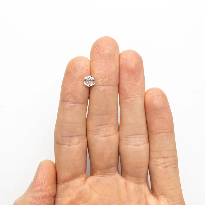 Rings Misfit Diamonds Salt and Pepper Step Cut Diamond 110ct Hexagon