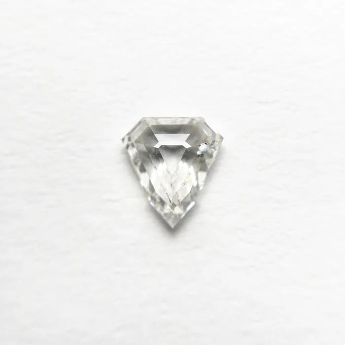 Rings Misfit Diamonds White Step Cut Diamond 052ct Shield