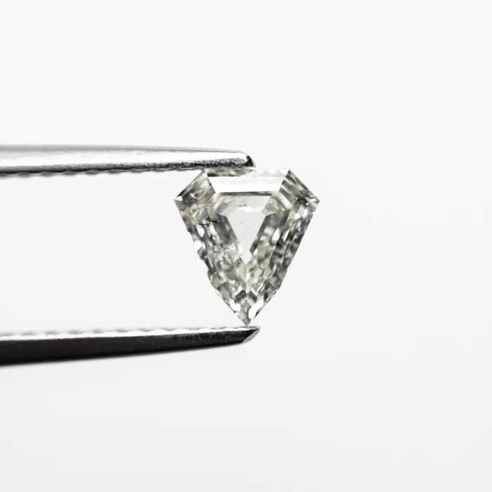 Rings Misfit Diamonds White Step Cut Diamond 052ct Shield