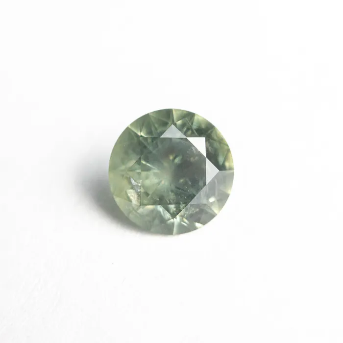 Rings Misfit Gems Green Brilliant Sapphire 119ct Round