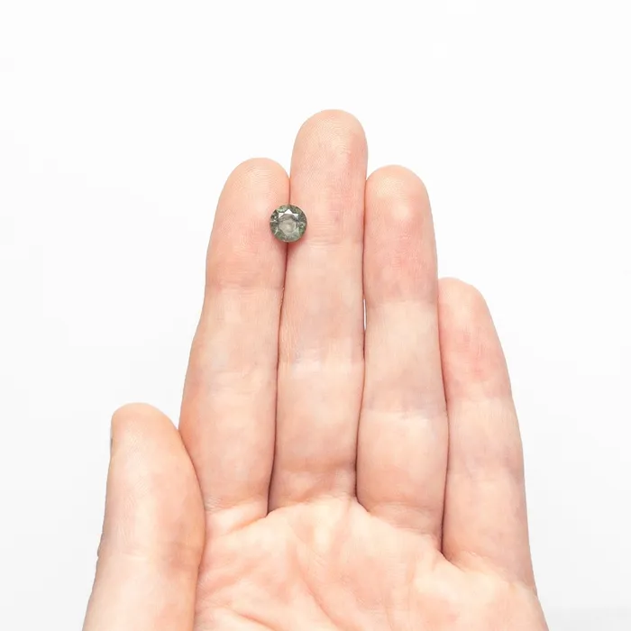 Rings Misfit Gems Green Brilliant Sapphire 119ct Round