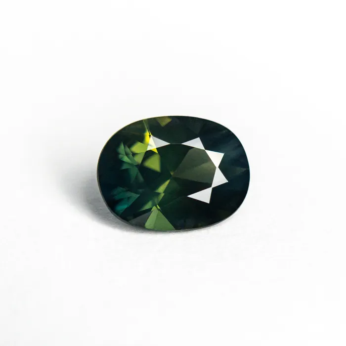 Rings Misfit Gems Green Brilliant Sapphire 134ct Oval