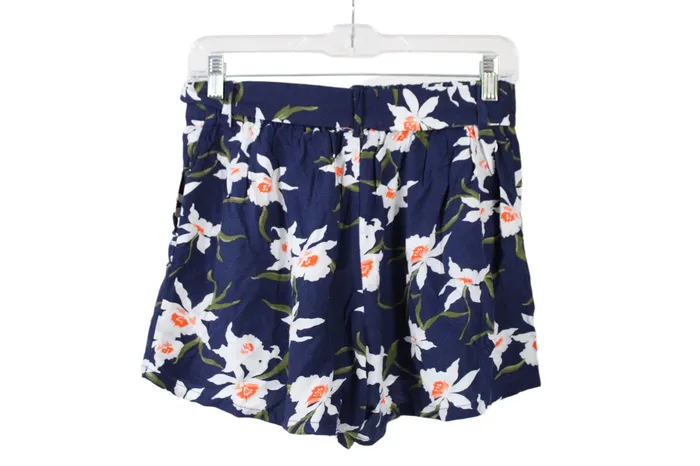 Rings Old Navy Old Navy Blue Floral Short XS