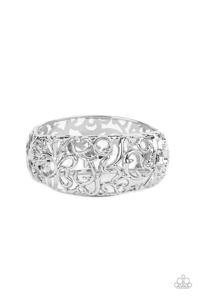 Rings Paparazzi Accessories Courtyard Couture Silver