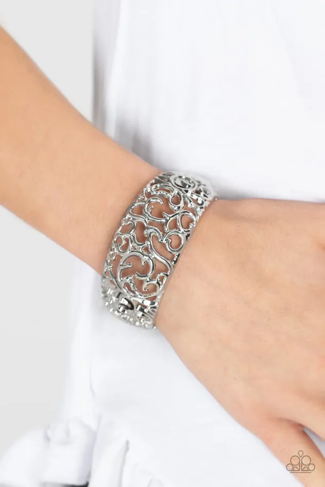 Rings Paparazzi Accessories Courtyard Couture Silver