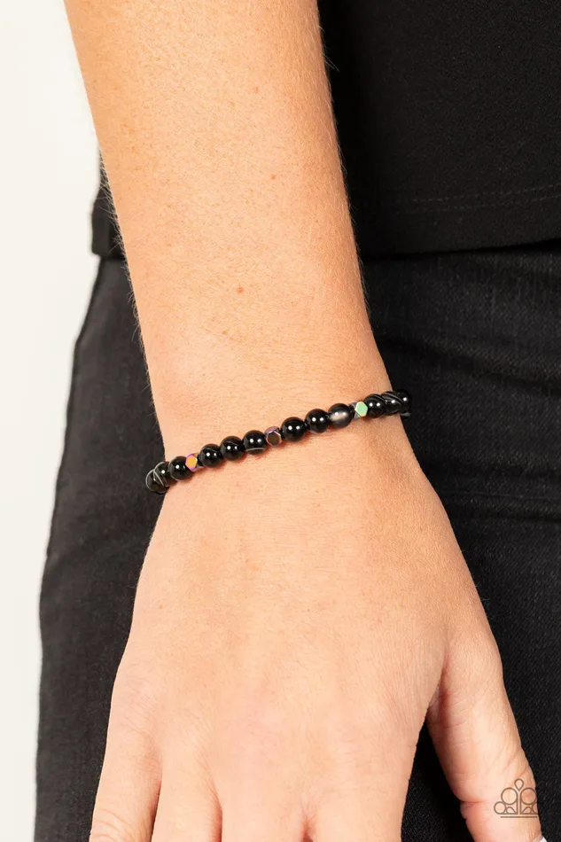 Rings Paparazzi Accessories Interstellar Solitude Black