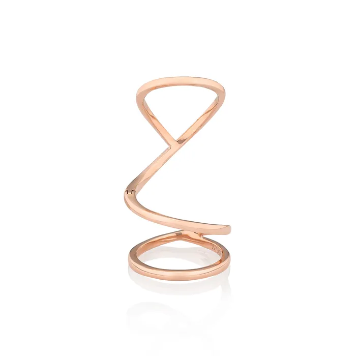Rings RACHEL LYNN CHICAGO 14 Karat Rose Gold Knuckle Ring
