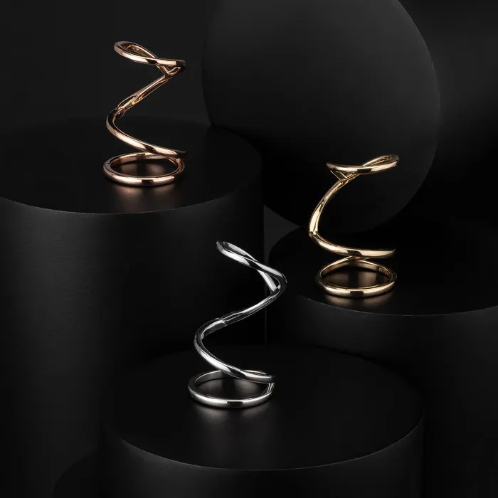 Rings RACHEL LYNN CHICAGO 14 Karat Rose Gold Knuckle Ring