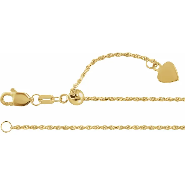 Rings RACHEL LYNN CHICAGO 14 Karat Yellow Gold 22 Adjustable Rope Chain