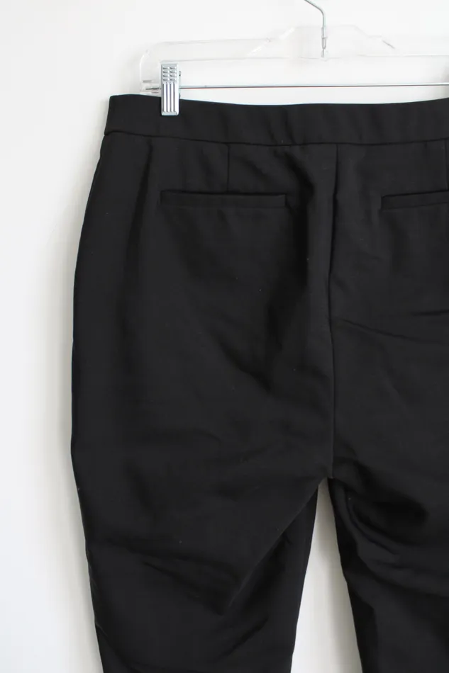 Rings Rafaella Rafaella Black Curvy Capri Pant 12
