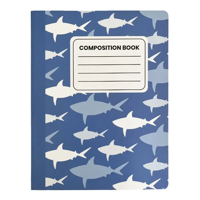 Rings SoHa Living Blue Fishes Keiki Composition Book SOHADESIGNS