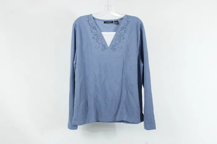 Rings Speculation NEW Speculation Blue Knit Top L
