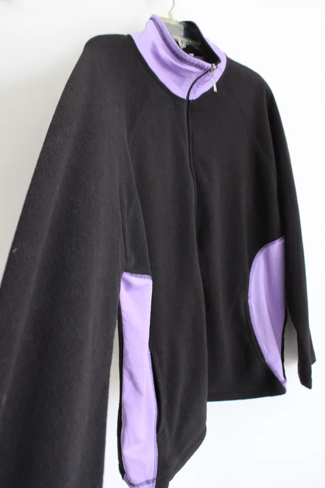Rings Starting Point Black Purple Fleece Jacket XL Starting Point