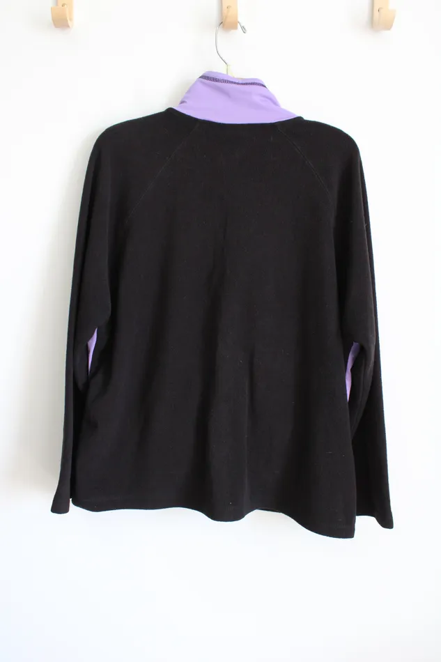 Rings Starting Point Black Purple Fleece Jacket XL Starting Point
