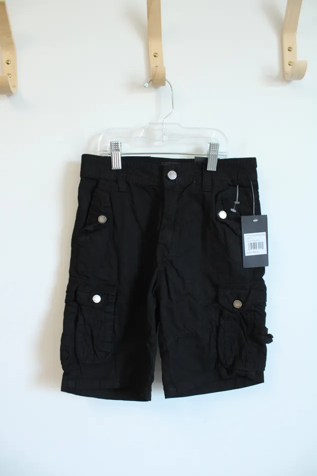 Rings Steves Jeans NEW Steves Jeans Black Cargo Shorts Youth 8