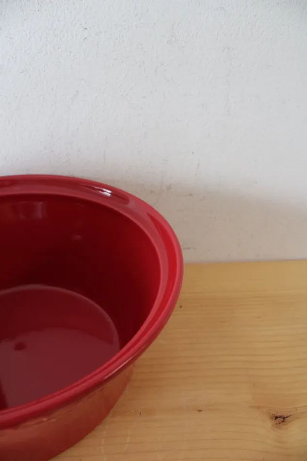 Rings Sur La Table Sur La Table Etched Red Round Stoneware Covered Dish