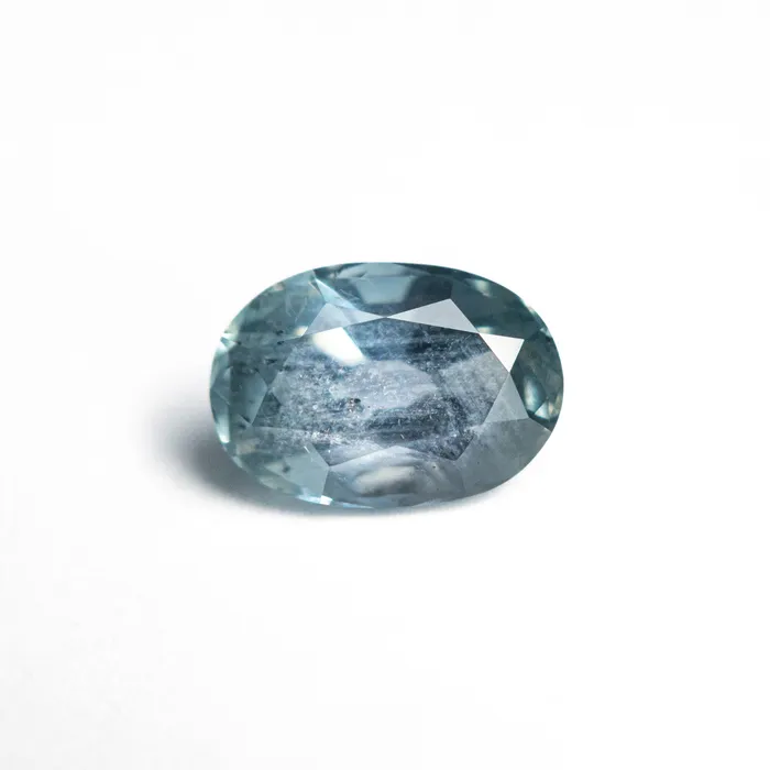 Rings TealBlue Brilliant Sapphire 204ct Oval Misfit Gems