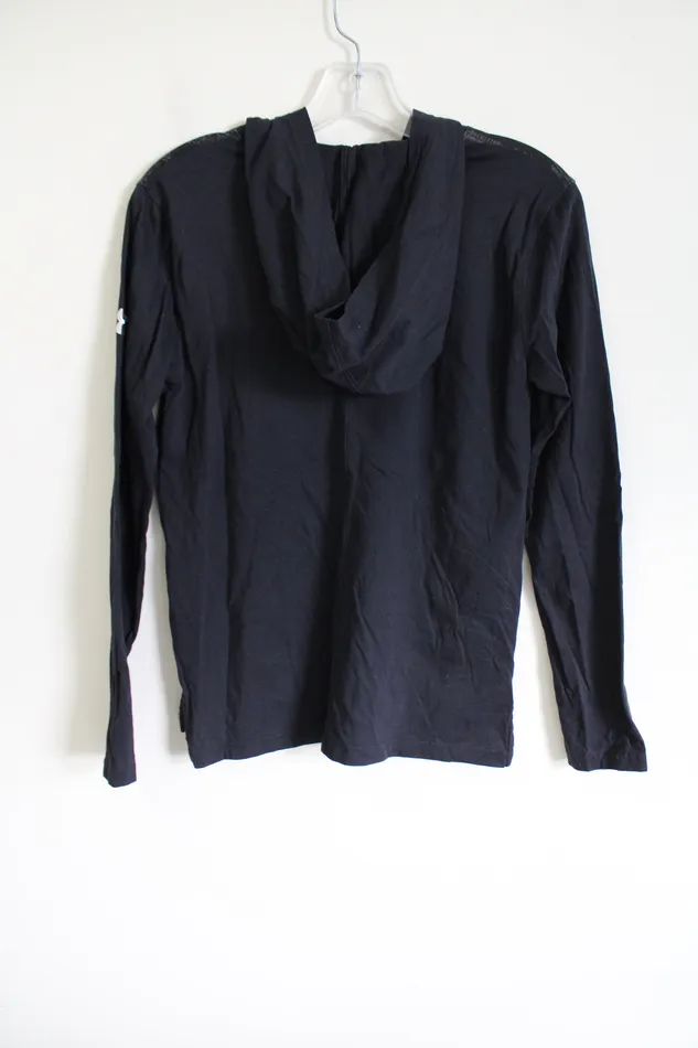 Rings Under Armour Black Hooded SC Shirt Youth XL 1618 Under Armour