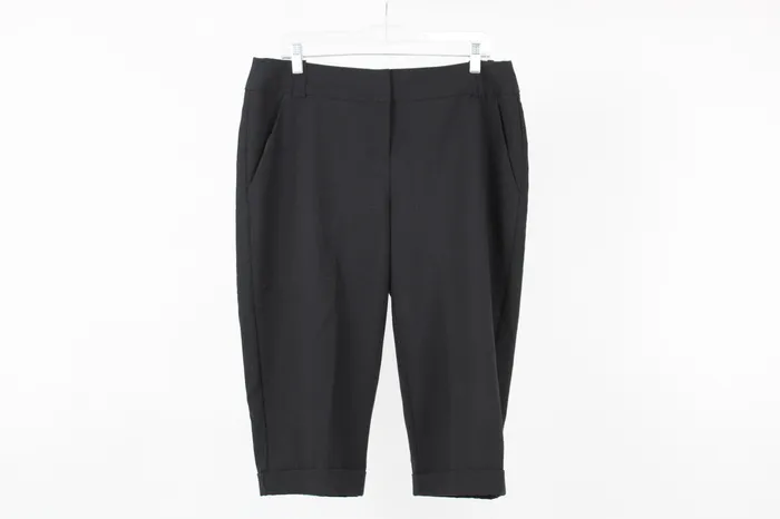 Rings Worthington Worthington Modern Fit Black Capri Pants 14W