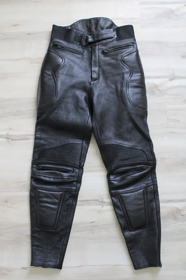 Rings Xpert Xpert Sport Black Leather Tapered Pant 30X28