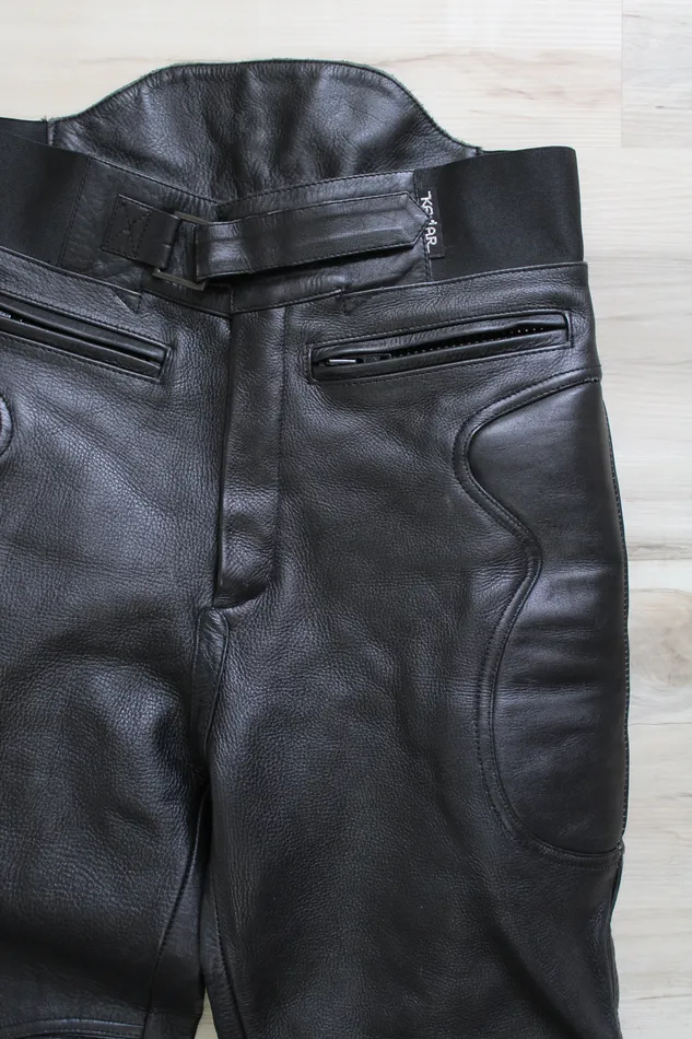 Rings Xpert Xpert Sport Black Leather Tapered Pant 30X28