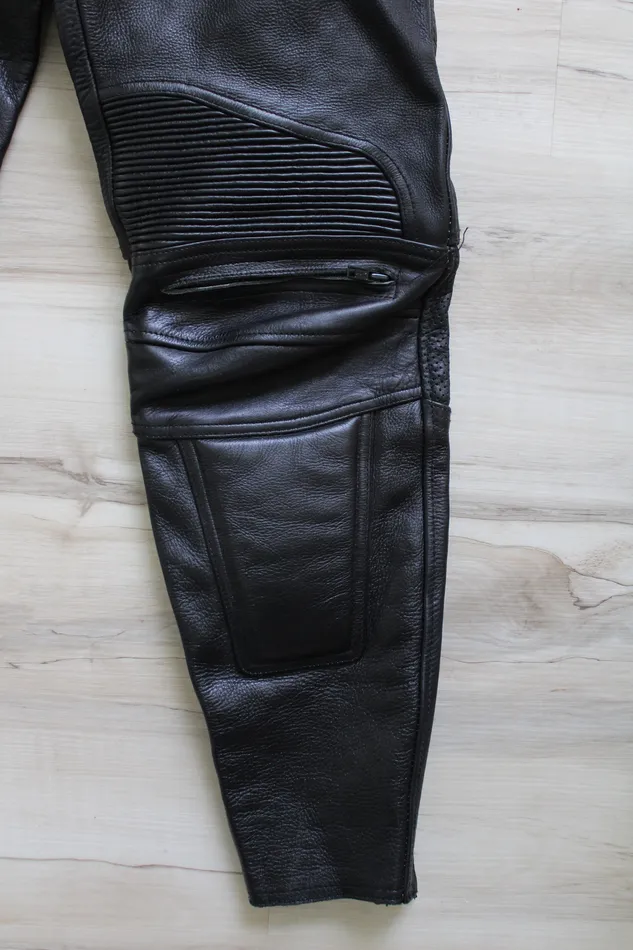 Rings Xpert Xpert Sport Black Leather Tapered Pant 30X28