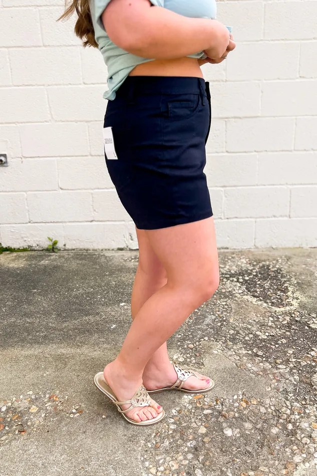 Rings Zenana Zenana Kallen Shorts Black