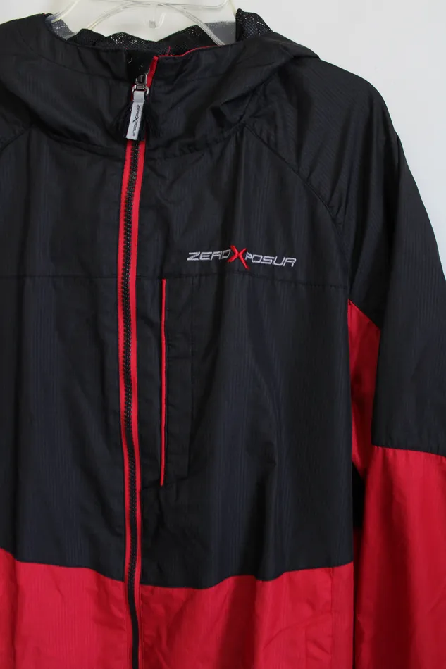 Rings ZeroXposur ZeroXposure Blue Red Windbreaker Jacket 1820