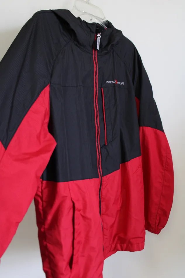 Rings ZeroXposur ZeroXposure Blue Red Windbreaker Jacket 1820