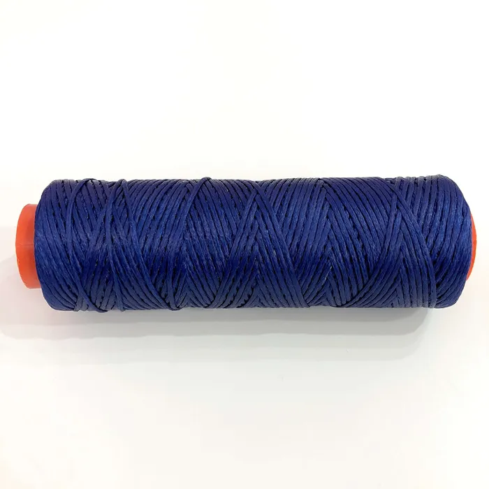 Royal Blue Waxed Cotton Cord 1mm 100m Reel Peppy Beads Rings