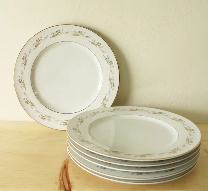 Sango Earrings Vintage Sango Japan Fine China Belaire Dinner Plate 11