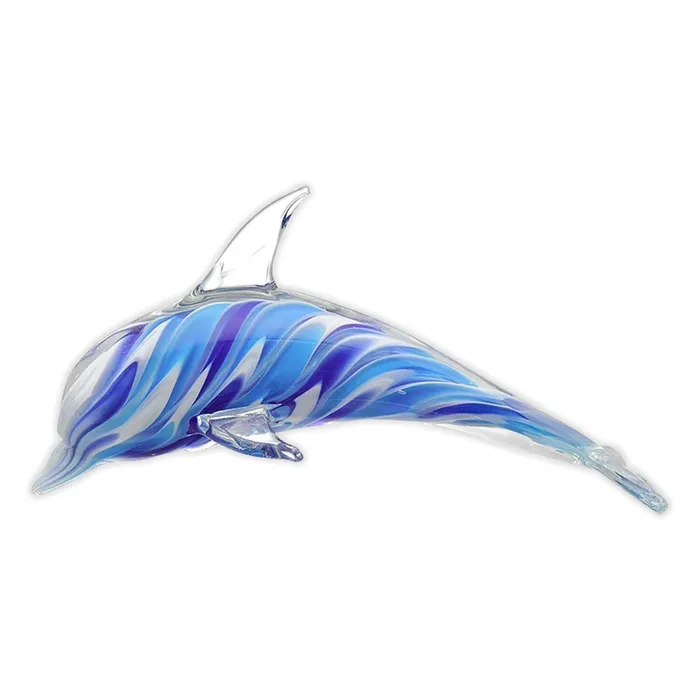 SANPACIFICINTL Blue Glass Dolphin Figurine by San Pacific International Earrings SANPACIFICINTL Blue Glass Dolphin Figurine by San Pacific International Earrings