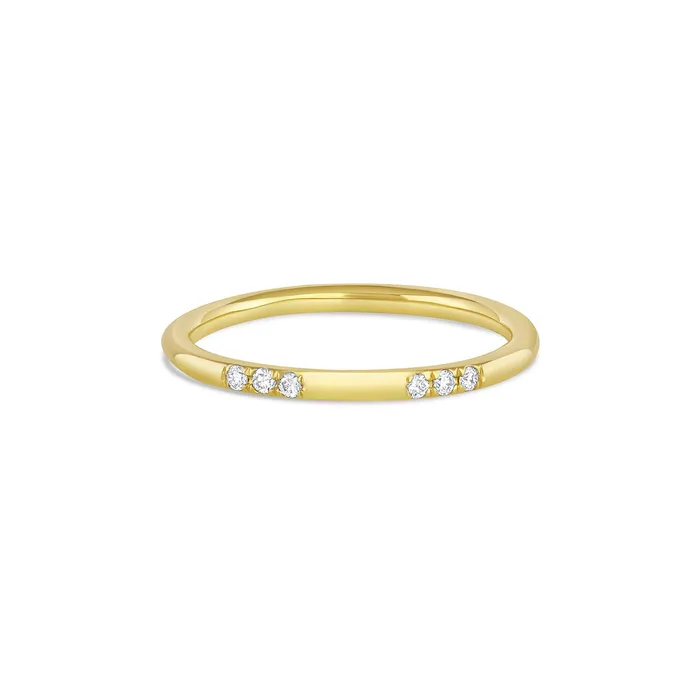 Seis Diamond Band Earth Mined Consider Bridal Rings