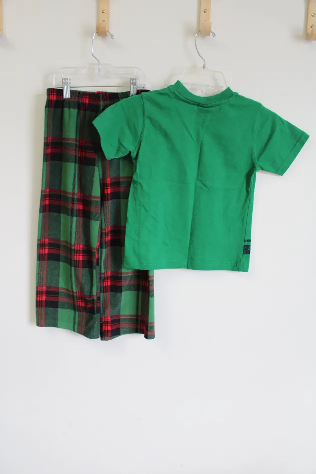Sesame Street Green Elmo Varsity Sport Pajama Set 5T Sesame Street Earrings
