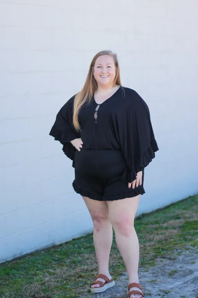 Sew Peachy DEAL Molly Ruffle Romper Earrings