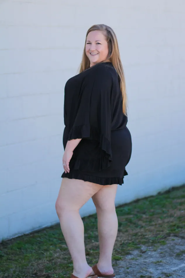 Sew Peachy DEAL Molly Ruffle Romper Earrings