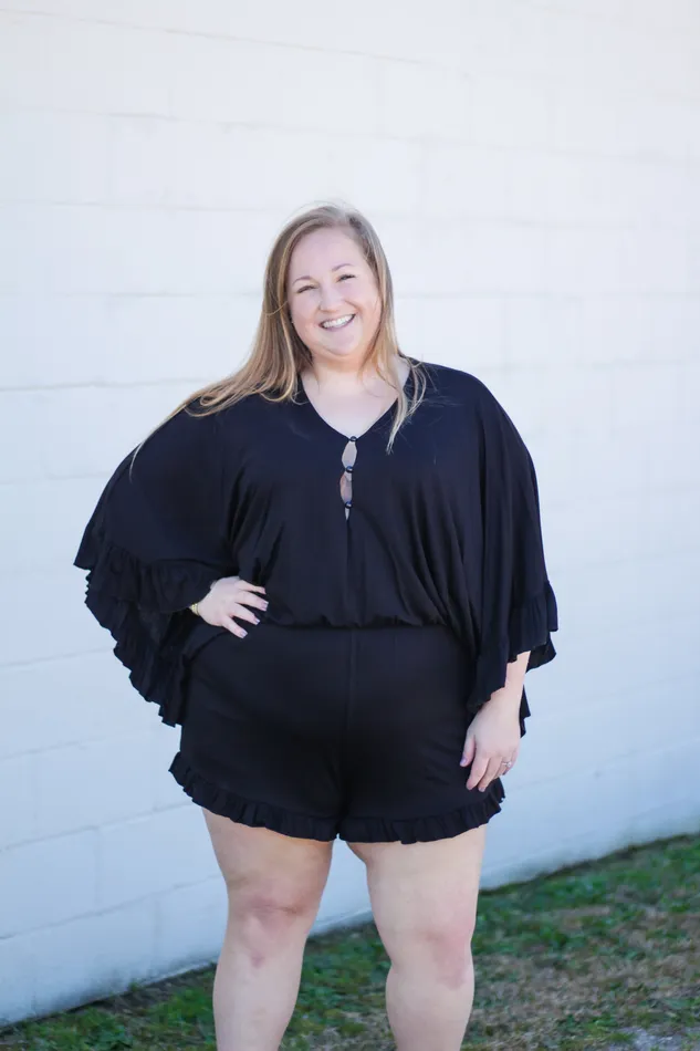 Sew Peachy DEAL Molly Ruffle Romper Earrings