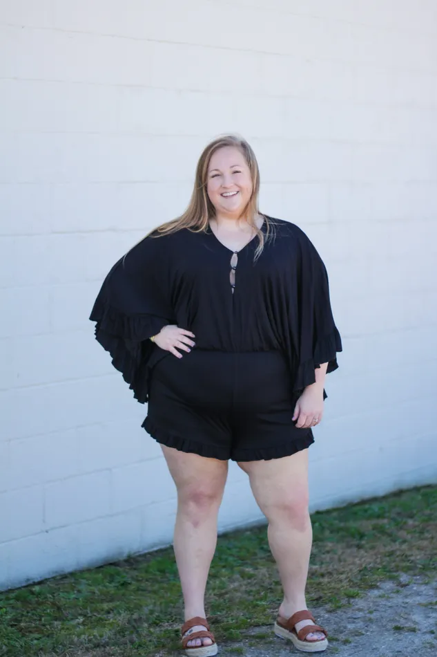Sew Peachy DEAL Molly Ruffle Romper Earrings