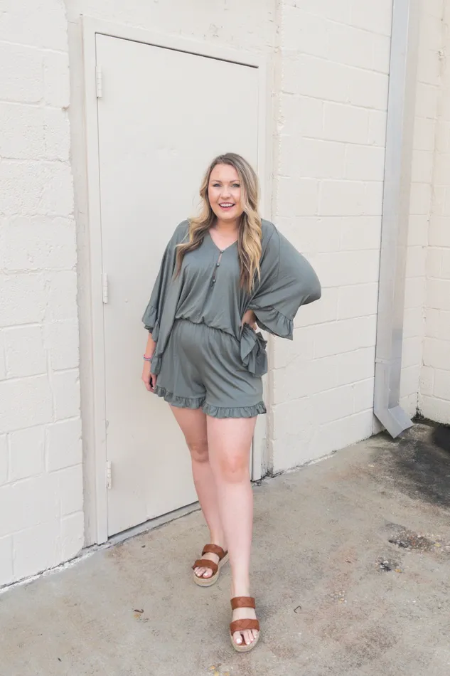 Sew Peachy DEAL Molly Ruffle Romper Earrings