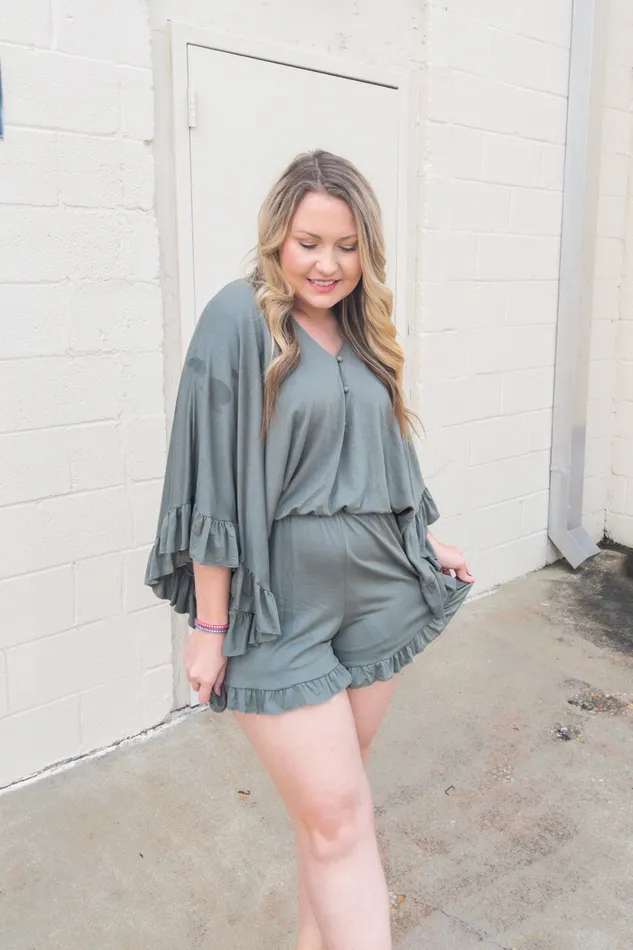 Sew Peachy DEAL Molly Ruffle Romper Earrings