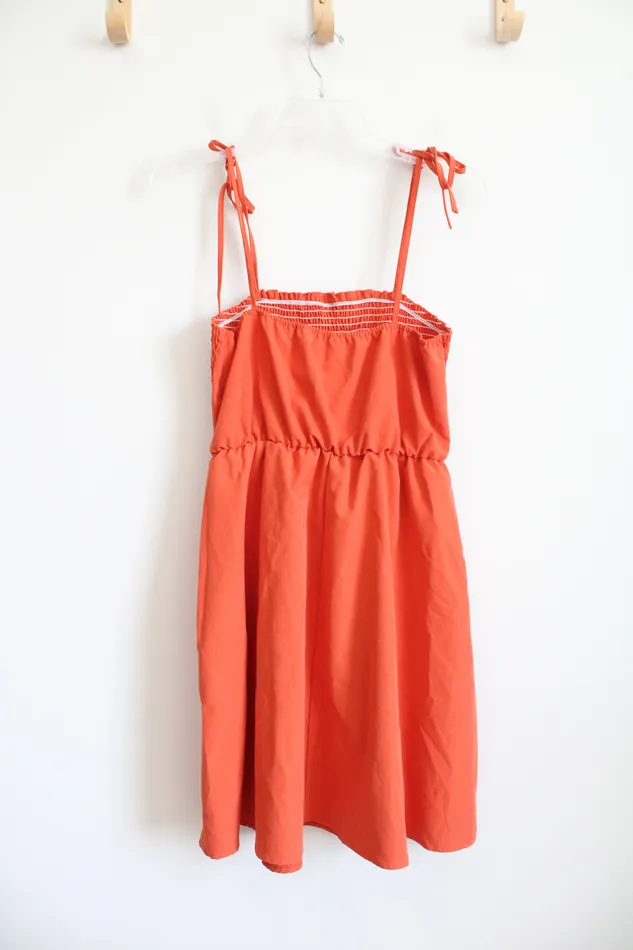 Shein Earrings Shein Rust Spaghetti Strap Dress 6