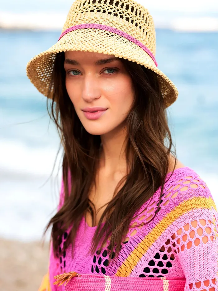 Shiraleah Earrings Allison Straw Hat