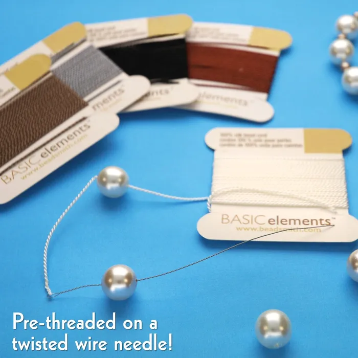 Silk Thread 100 Silk Bead Cord With Needle5X2 Meter Assorted Pack CHSWHASST Peppy Beads Necklaces Silk Thread 100 Silk Bead Cord With Needle5X2 Meter Assorted Pack CHSWHASST Peppy Beads Necklaces