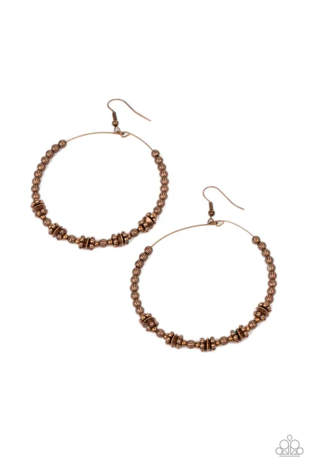 Simple Synchrony Copper Paparazzi Accessories Rings