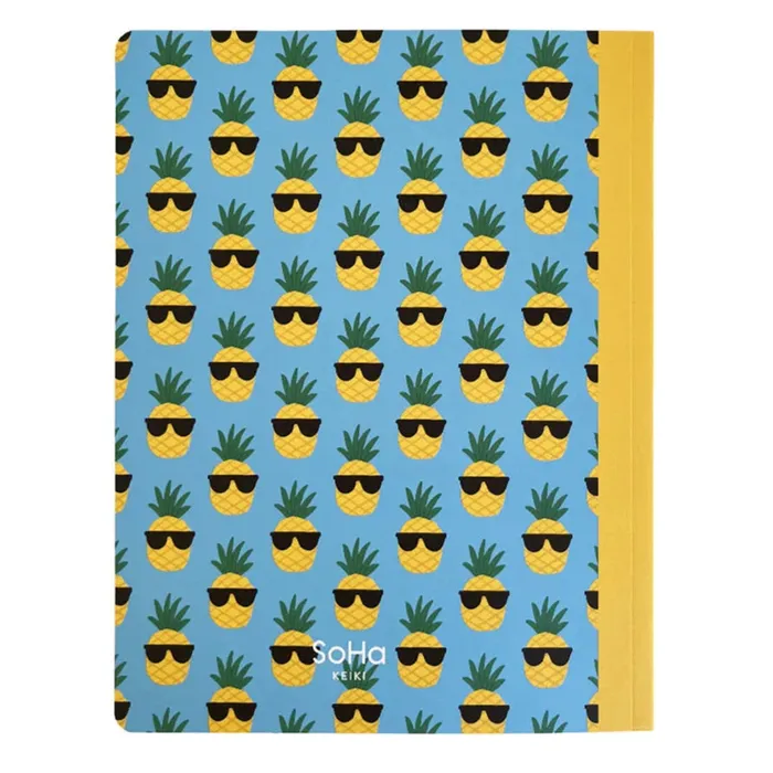SOHADESIGNS Earrings SoHa Living Cool Pineapple Keiki Composition Book