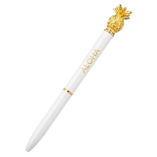 SOHADESIGNS Rings SoHa Living White Aloha Pineapple Pen
